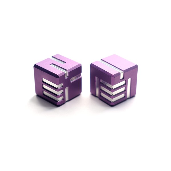 AKO DICE I - Purple - Custom Metal dice Version