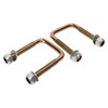 2pcs Golf Cart Leaf Spring U Bolt with Screw Nut