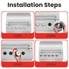 Teenyyou 4 Pack 91538 Lighted Control Knobs Compatible with Weber