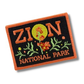 Wildflowers at Zion National Park - Utah - Parche de viaje bordado para ropa, calcomanía fuerte, parches de bordado para ropa, tela, mochila, bolso, bricolaje