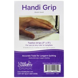 Handi gadgets 12 1x5in adhesive strips, Clear