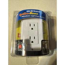 Heath Zenith Zenith Remote Home Indoor Wall Receptical WIRELESS Lighting System - White Color