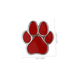 GANAZONO 3pcs Dog Paw Print Car Decal Auto Decoration for Cars Motorcycles Stickers for Fun and Cute Design