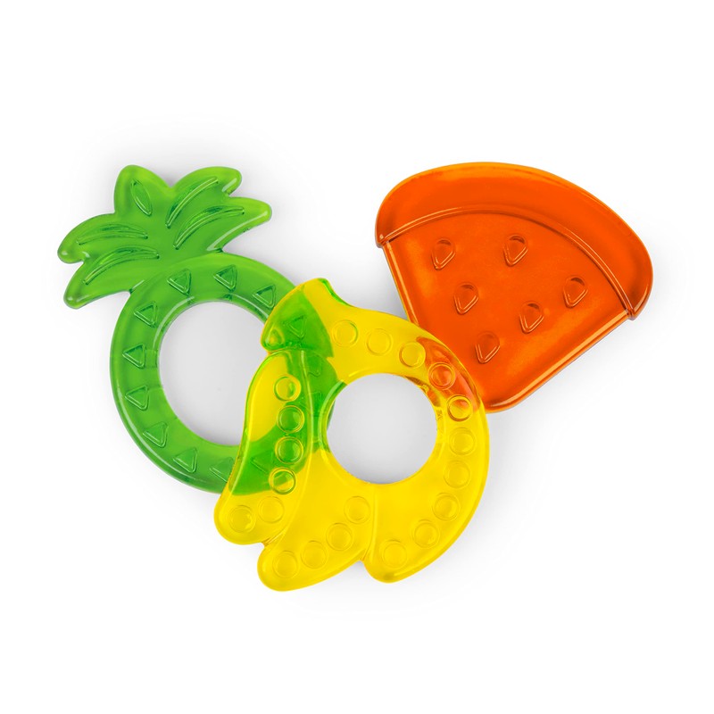 Bright Starts Juicy Chews 3-Pack Textured Teethers - Watermelon, Pineapple,