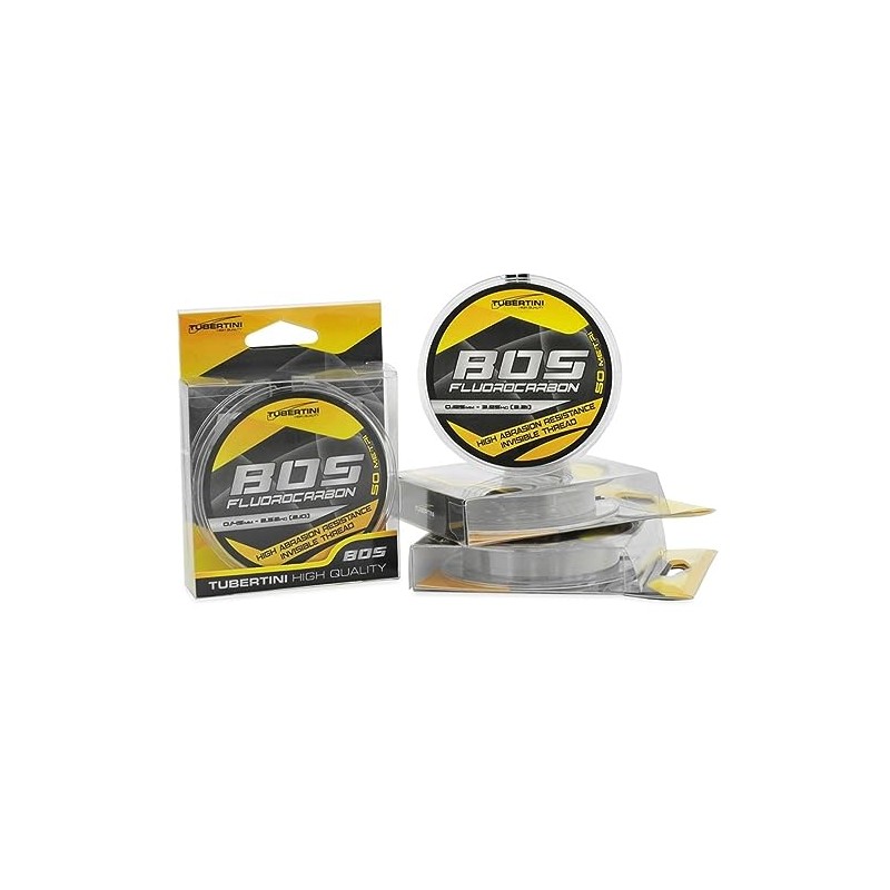 Tubertini Fluorocarbon Bos 0.125 mm 50 m Fluorocarbon Sea Spinning