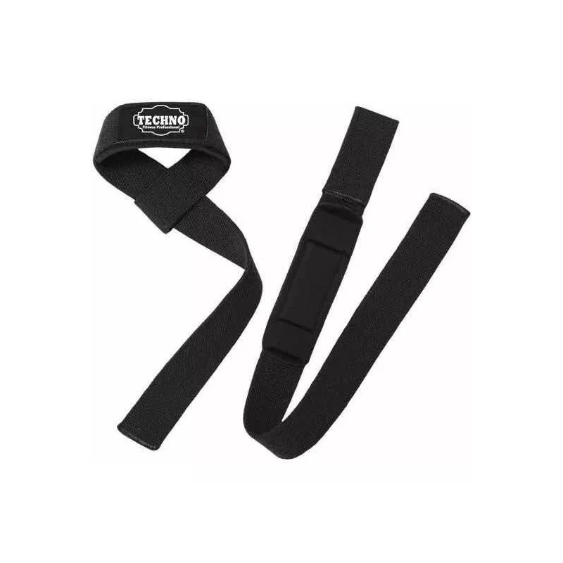 Techno Cintas Para Pesas / Straps + Vendas Para Rodillas