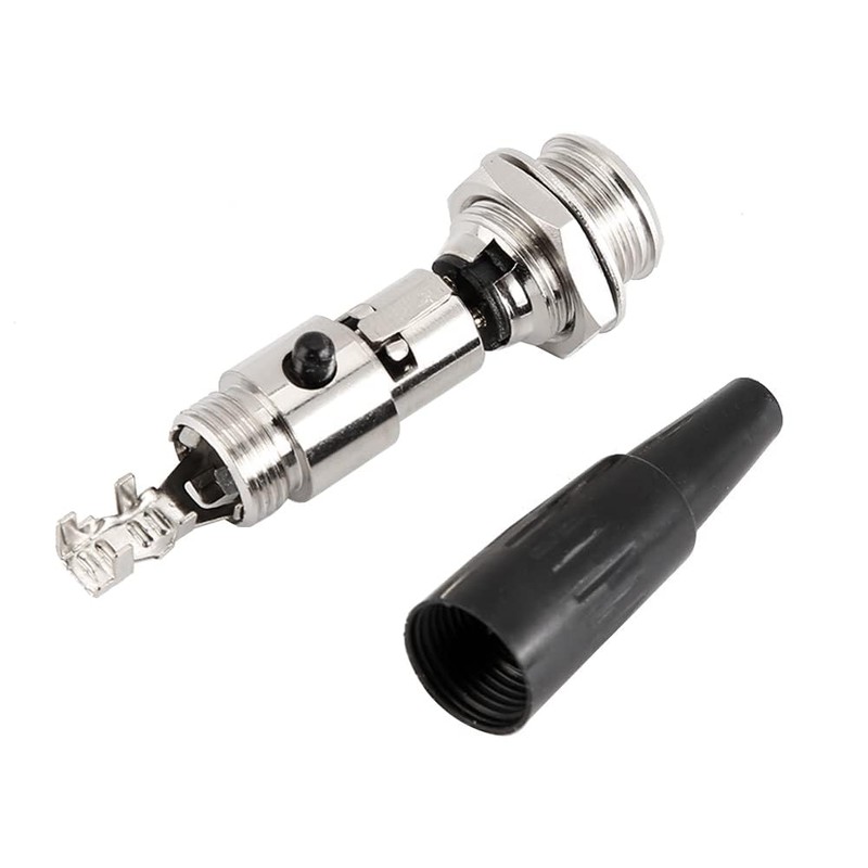 Cyrank 5 Pieces 3 Pin Mini XLR Male Audio Microphone