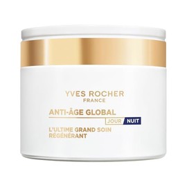 YVES ROCHER - Anti Age Global - Crema Facial Intensiva Antiarrugas - Da y Noche - Corrige 10 Signos de la edad - Para todo tipo de Piel - 75 ml       