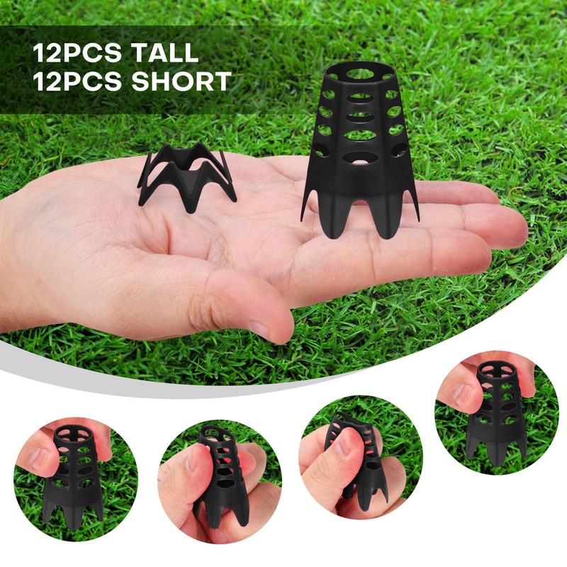 Golf Simulator tees, 24Pcs Plastic Golf Mat Tees for Home,