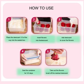 Silica Gel Flower Drying – 7 LB Silica Sand Flower Drying, Color Indicating Silica Sand for Drying Flowers, Flower Drying Silica for Wedding Decoration