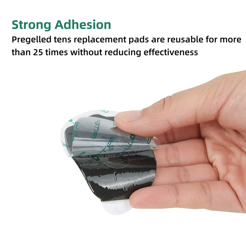 FITOP 20 Pcs TENS EMS Snap On Electrode Pad with