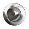 NICOR Lighting 6 inch Nickel Recessed Eyeball Trim Designed for