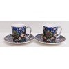 Rainbow Decors William Morris Strawberry Thief Blue Espresso 2 Cups
