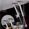 4 Pieces Gas Pressure Damper 100N/10kg Gas Lift Pressure Cabinet