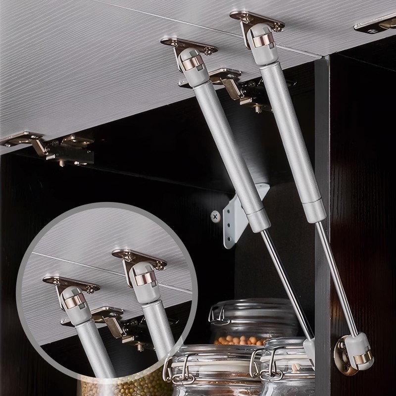 4 Pieces Gas Pressure Damper 100N/10kg Gas Lift Pressure Cabinet