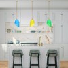 LIFKOME Horseshoe Lampshade Plastic Light Shade Inclined Horseshoe Lamp Cover