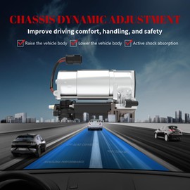 YXPCARS Air Suspension Compressor for Air Ride Pump Compatible with Land Rover Discovery 1998 1999 2000 2001 2002 2003 2004 Parts# RQG100041 RQG100040