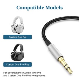 Alitutumao 2M Replacement Audio Cable for Beyerdynamic Custom One Pro & Custom One Pro Plus Headphones – Premium Extension Cord