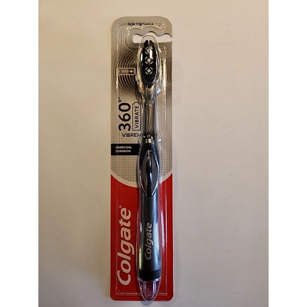 Colgate 360 Sonic Charcoal Powered Toothbrush with 4-Way Clean Infused