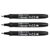 artline Supreme Calligraphy Pen Marker 2mm Tip - Black (Pack