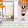 Memrita Dryer Vent Window Kit for 4" Diameter Dryer Vent