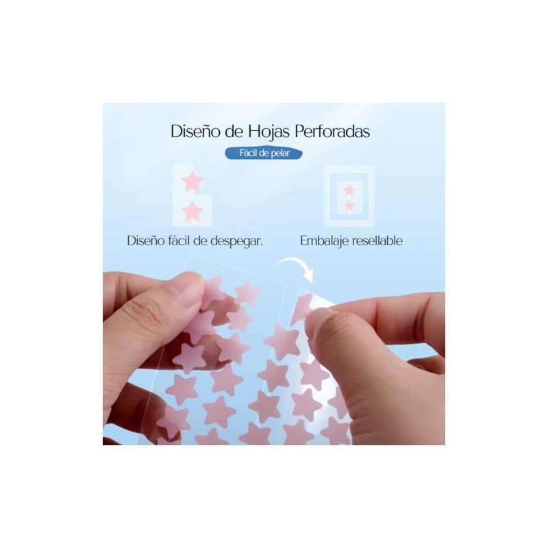 200 SimplePatch Parches Estrella Star Anti Acne Elimina Espinillas, Granos,