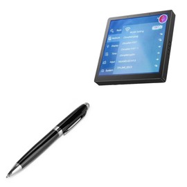 BoxWave Stylus Pen Compatible with Sunworld Wall Switch Panel Wireless (4 in) - EverTouch Meritus Capacitive Styra, Capacitive Stylus with Rollerball Pen - Jet Black