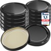 WELLGRO 50 x preserving lids TO 82 black - replacement