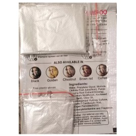 SVH SERIES 5 PCS BROWN RED HERBAL HAIR DYE SHAMPOO-COLOR GRAY HAIR IN MINUTES-DIY AT HOME