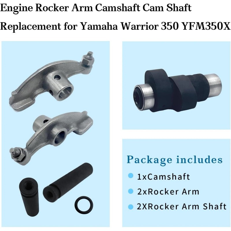 JINFANNIBI Engine Rocker Arm Shaft Camshaft Kit for Yamaha Kodiak