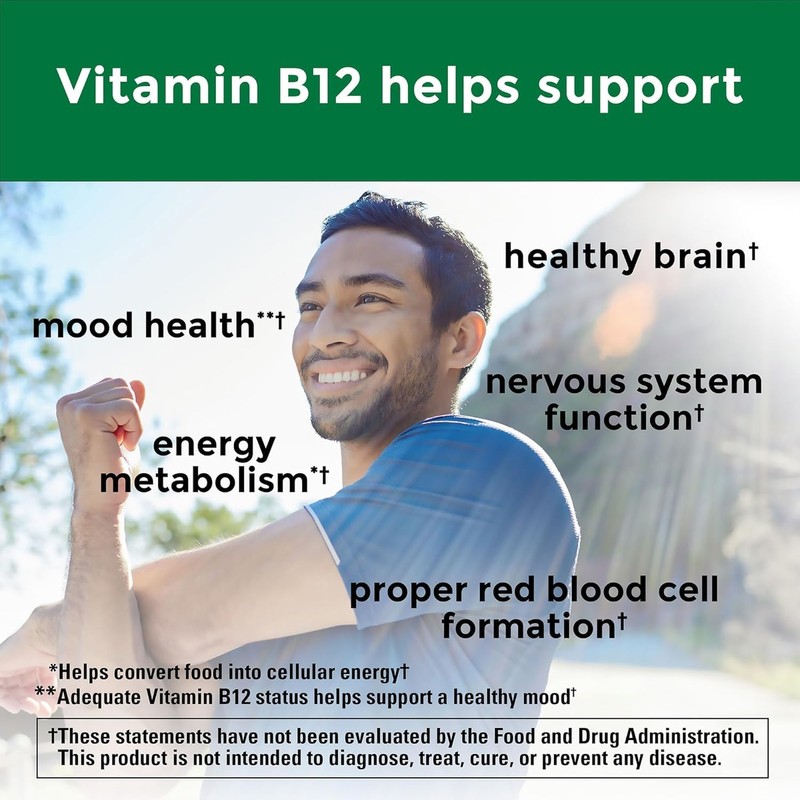 Nature Made Vitamin B-12 1000 MCG Sublingual, 50 Count (Pack