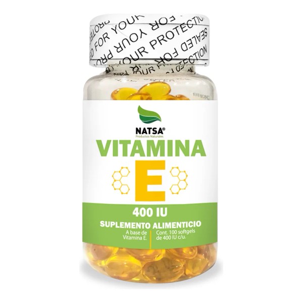 Vitamina E 400 Iu, 100 Cápsulas, Calidad Premium