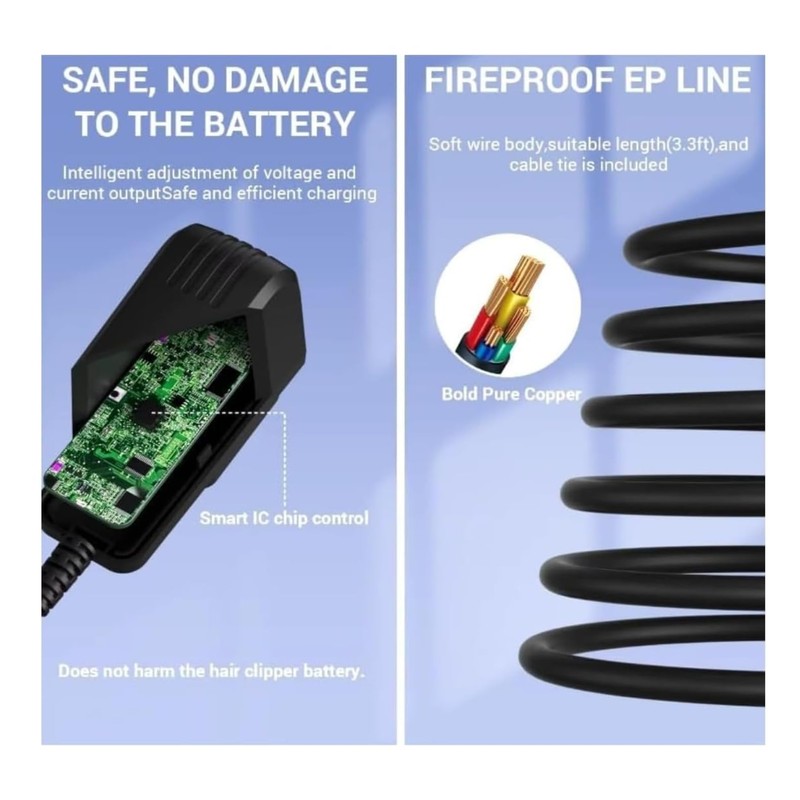 Replacement Charger 5V 1A Charging Cable 2 Metre Adapter Compatible