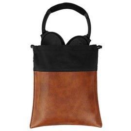 Geekria - Bolsa de Transporte Universal para Auriculares, Funda de protección para Auriculares/Bolsa de Viaje portátil, Marrón