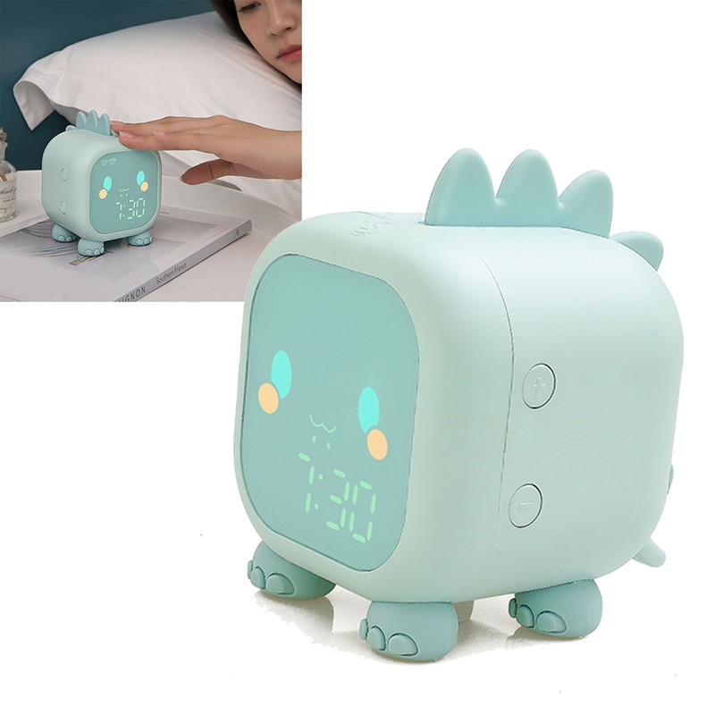 Digital Clock Intelligent Cute Fun Dragon LED Silicone Cartoon Bedside