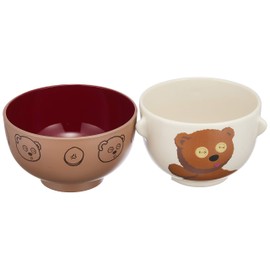 Sunart SAN3337-2 Minions Soup Bowl and Rice Bowl Set, Mini Tim Minions Goods, Movies, Tableware, Present, Made in Japan