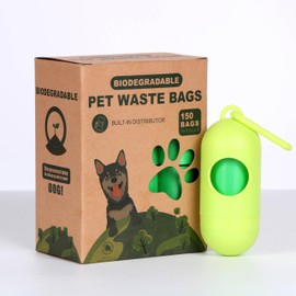 Biodegradable PET Waste POOP Bags with Dispenser