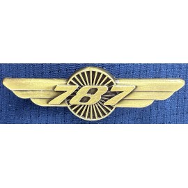 Boeing 787 Dreamliner Pilot Crew Gold Uniform Pin NEW!!