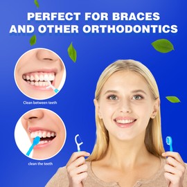 JOUGE Mini Disposable Toothbrushes with Toothpaste 5 in 1 Travel Portable Toothbrush with Toothpaste + Tongue Scraper + Picks+Floss Travel Case (Peach, 10)