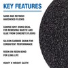 Mercer Industries 426036 Silicon Carbide Floor Sanding Disc, Cloth Back,