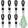 Innovess 6 Pcs Black Towel Clips, Metal Tea Towel Hooks,