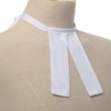 Blessing Simple Lawyer Band Collar Court Ties White