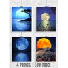 Blue Moons Rising- 4 Prints Set- 8 x 10"s Wall