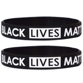 2 of Black Lives Matter Wristbands - Support Bracelets