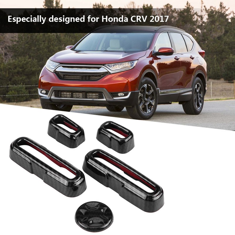 5 pcs Carbon Fiber Style Car Electric Seat Control Switch