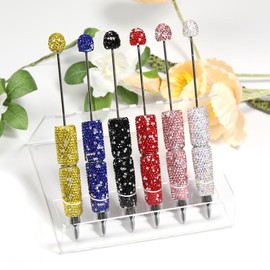 【P227】Creative DIY Rhinestone DIY Pens. Different Designs and prices:_Light pink JPM1966012 5PCS