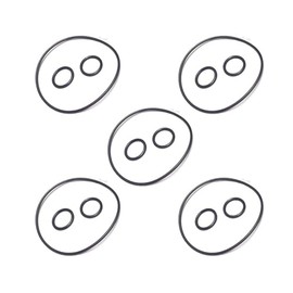 Neverlube Valve Cover & Shaft O-Rings Replacement Fits for Jandy/Pentair Compool 2-Way/3-Way Valves (Parts Numbers: R0487100, 1132, 192039Z, 51016200Z, O-158, O-515-KIT-9) (5 Sets)