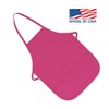 My Little Doc Hot Pink Toddler Apron, Poly/Cotton Twill Fabric