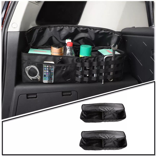 carmotion88 Black Cloth Car Trunk Side Storage Box Tool Bag
