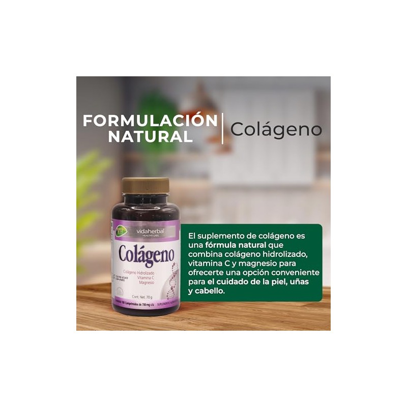 Suplementos Alimenticios Colageno Colágeno Hidrolizado Vitamina Magnesio Skin Care Vitaminas